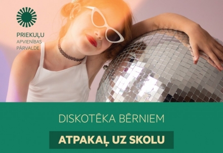 Diskotēka bērniem "Atpakaļ uz skolu"