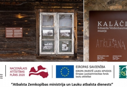E.Veidenbauma muzejā Kalāči ierīkota āra ekspozīcija un izglītojoša pastaigu taka
