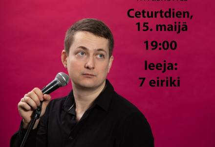 Stand-up komēdija "Stāstīšu jokus" Veselavas muižā