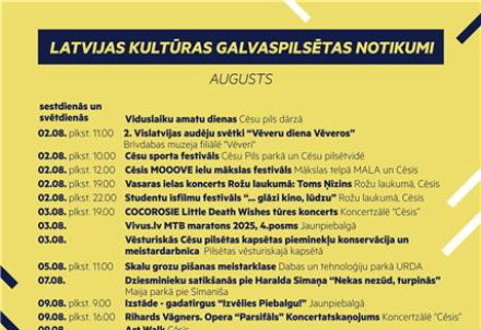 Latvijas kultūras galvaspilsētas augusts