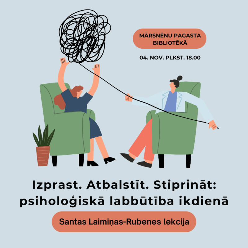 Lekcija “Izprast. Atbalstīt. Stiprināt: psiholoģiskā labbūtība ikdienā"