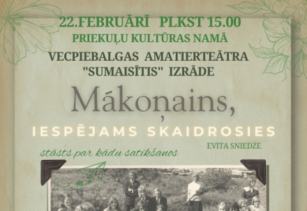 Izrāde “Mākoņains, iespējams skaidrosies"