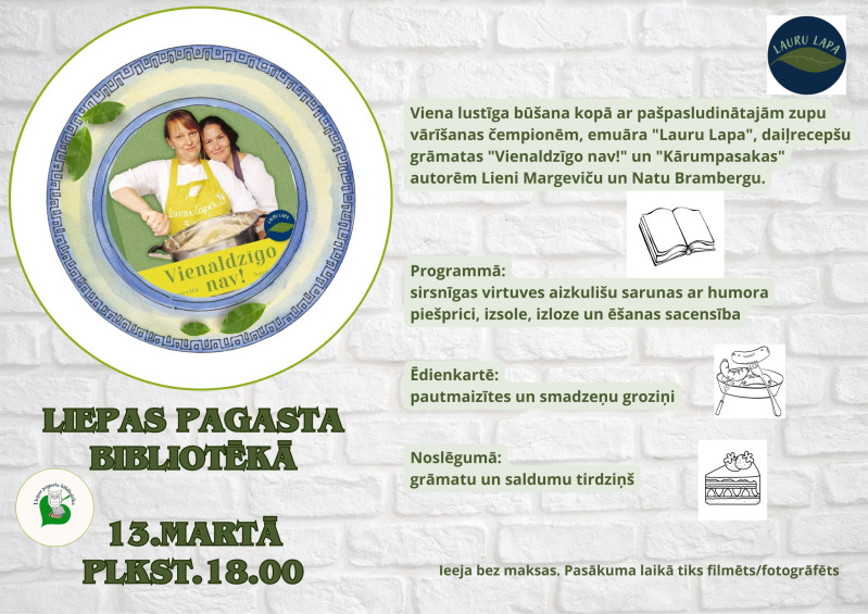 Tikšanās ar Lieni Margeviču un Natu Brambergu