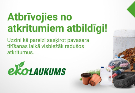 ZAAO aicina atbildīgi atbrīvoties no atkritumiem pavasara sakopšanas darbu laikā