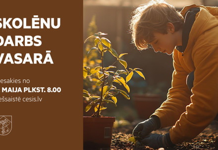 Skolēn, piesakies darbam vasarā!