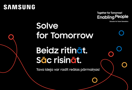 Aicina skolēnus pieteikties ideju konkursam "Solve for Tomorrow"